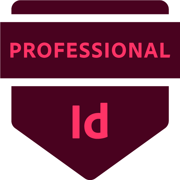 indesign badge
